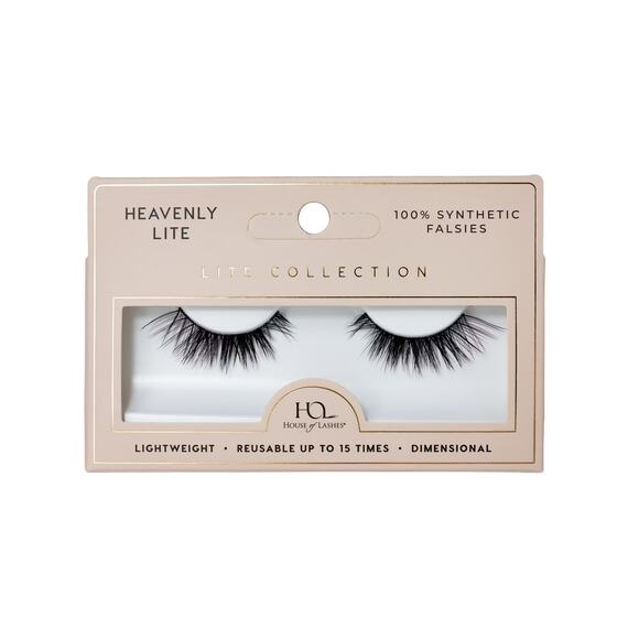 House of Lashes Heavenly Lite Faux Silk Cruelty Free Reusable False Eyelashes - Picture 1 of 9